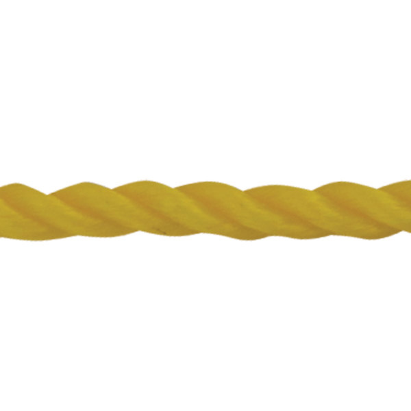 Sea-Dog Sea-Dog 301206600YW Twisted Polypropylene Rope Spool - 1/4" x 600', Yellow 301206600YW